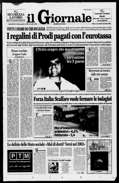 Il giornale : quotidiano del mattino